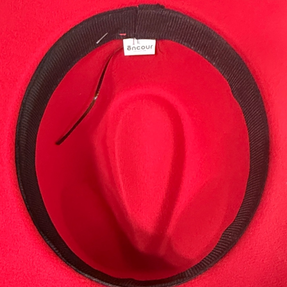 Glamorous Red Rhinestone Cowboy Hat - Picture 4 of 4
